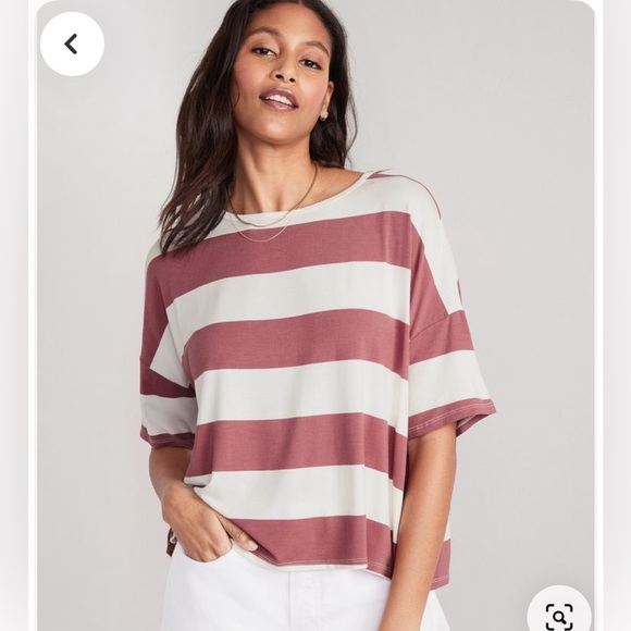 Old Navy Tops - Luxe oversized cropped tee